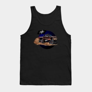 Cartoon Monster Truck Tank Top